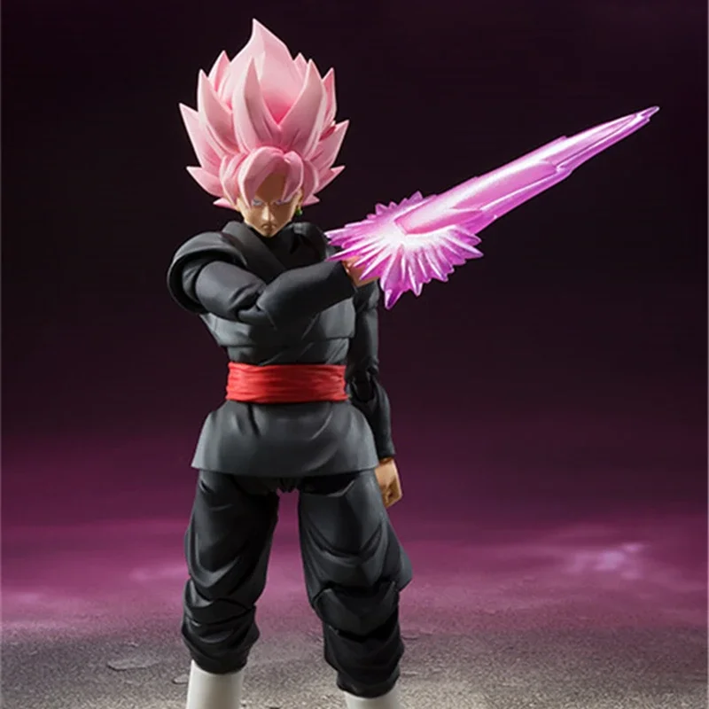 Anime Dragon Ball Assembled Super Saiyan Zamasu Goku Black SHF Figure Action Figurine PVC Model Decoration Collect Toy Gifts