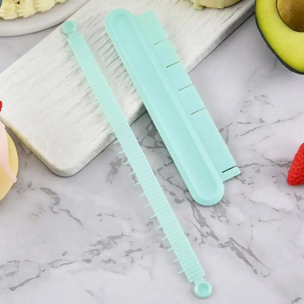 5Pcs Flexible Fondant Cake Arc Ruler Reusable Multi Size Cake Decorating Tools Adjustable Arc Graduated Scale