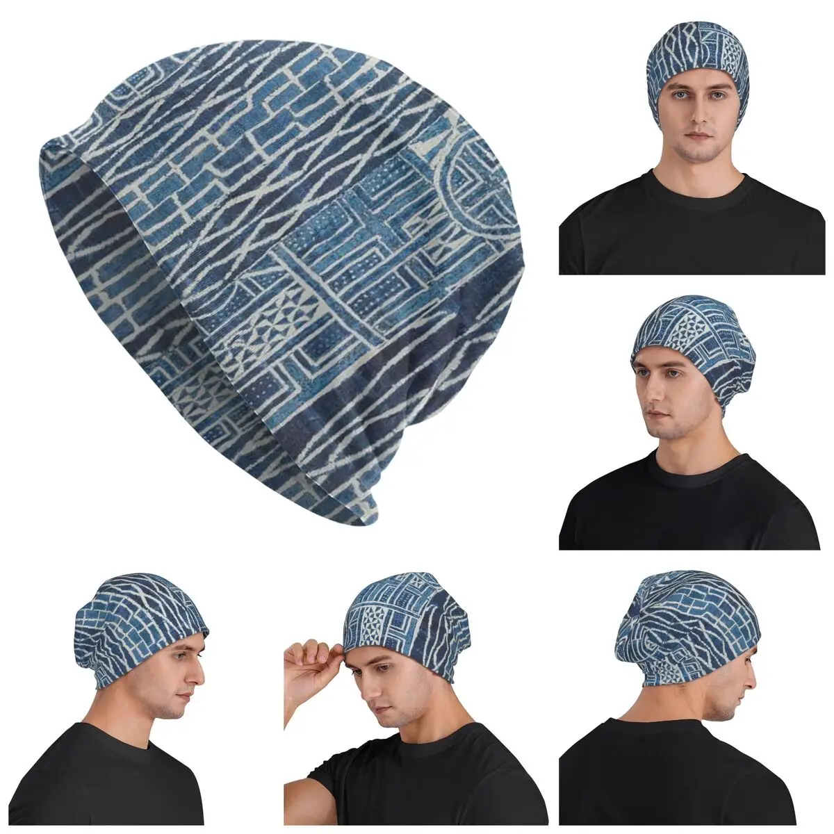 Oriental Rug Art Culture Men Women Adult Beanies Caps Knitted Bonnet Hat Warm Hip Hop Autumn Winter Outdoor Skullies Hats