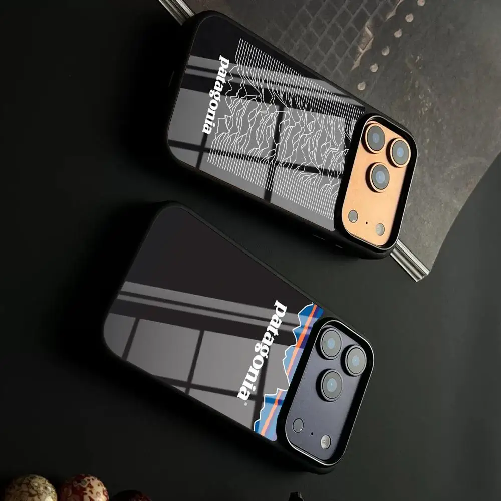Funda para Teléfono P-Patagonia PC+TPU para iPhone 17 Air 16 15 17 14 Pro Max 13 12 11 Healthy X XS XR Plus para Samsung S 26 24 23 22 Ultra