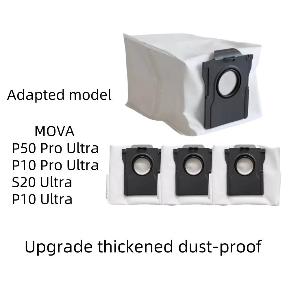 5/10/20 قطعة مكنسة كهربائية استبدال أكياس الغبار ل MOVA P10 Pro ل الترا الروبوتية مكنسة كهربائية كيس لجميع الغبار أجزاء أدوات تنظيف