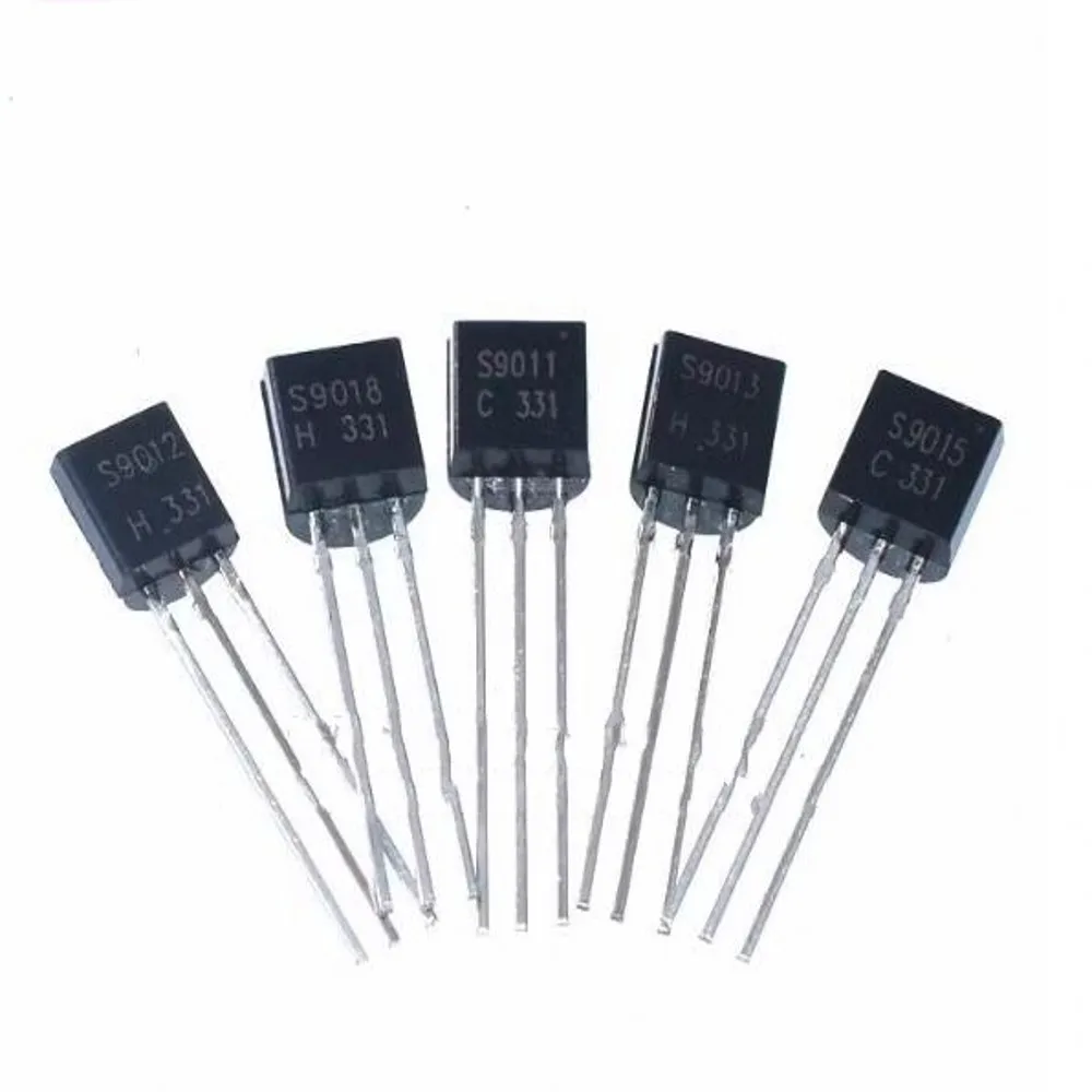 1000 Stück S9012 S9013 S9014 S9015 S9018 S8050 S8550 SS8050 SS8550 TO-92 9012 9013 9014 9015 9018 8050 8550 Transistor NPN/PNP – Detail 1