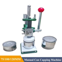 75/100/120MM Small Manual Tea Aluminum Can Capping Machine Commercial Can Bottle Crimper Capper Sealing Packaging Button Machine