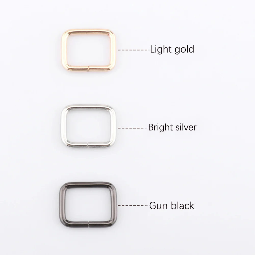 5/10pcs Metal Slides Wire-Formed Roller Pin Buckles Slider Adjuster Bag Strap Accessories 14mm 16mm 20mm 25mm 32mm 38mm