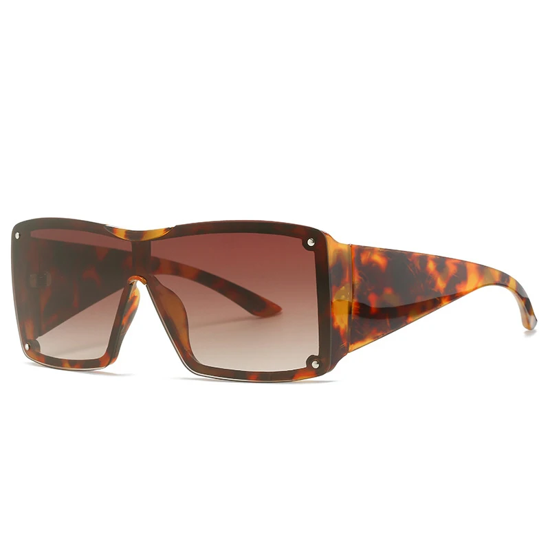 56426 übergroße Brille Sonnenbrille Männer Frauen Mode quadratische Sonnenbrille Marken design einteilige Linsen schirme uv400