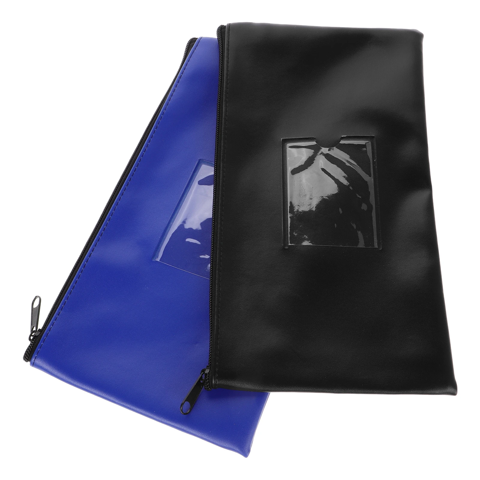 

Bill Bag Bank Envelopes Cash Register Bags Card Slot Storage Pu Money Pouch Wallet Zipper Coin Purse Document Folder Receipt