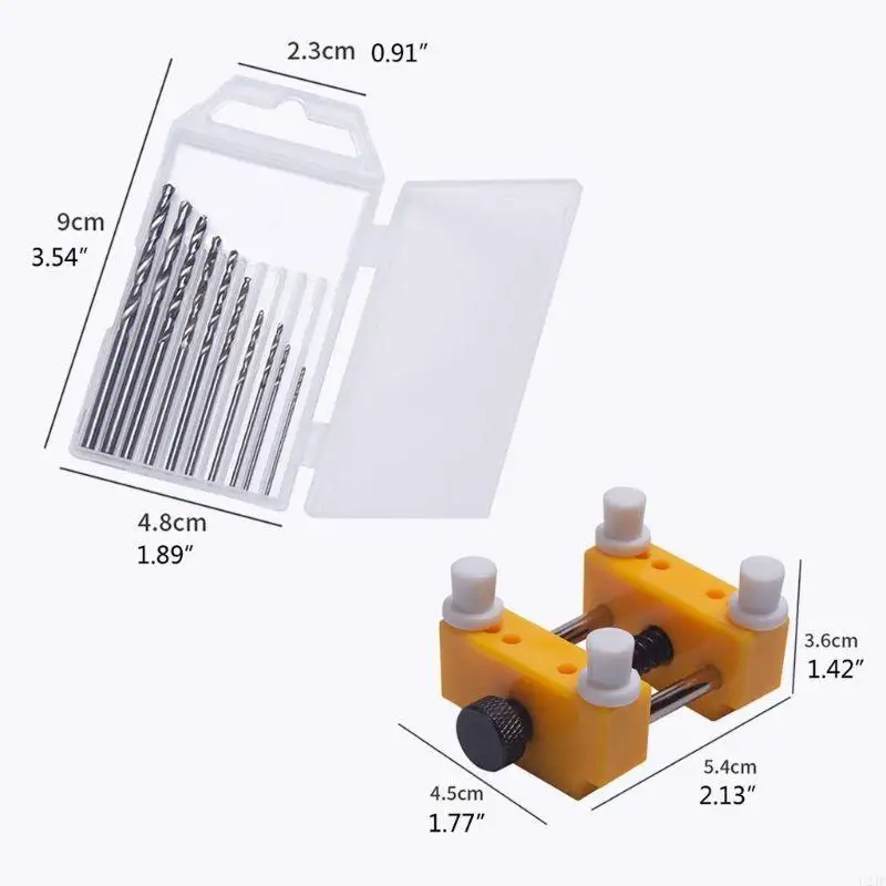 12 قطعة مثقاب يدوي حامل ثابت أدوات مجوهرات عدة دبوس ملزمة لقوالب صب الراتنج #6