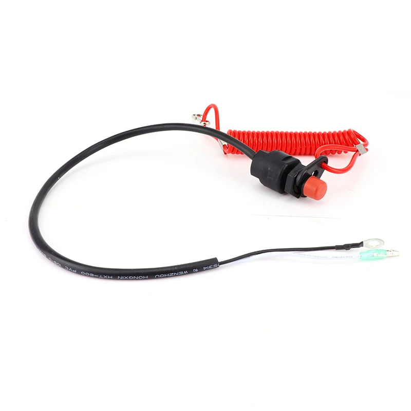 Boat Outboard Engine Motor Kill Stop Switch Safety Tether Lanyard Motorcycle Scooter ATV Accessories Motorcycle Switches