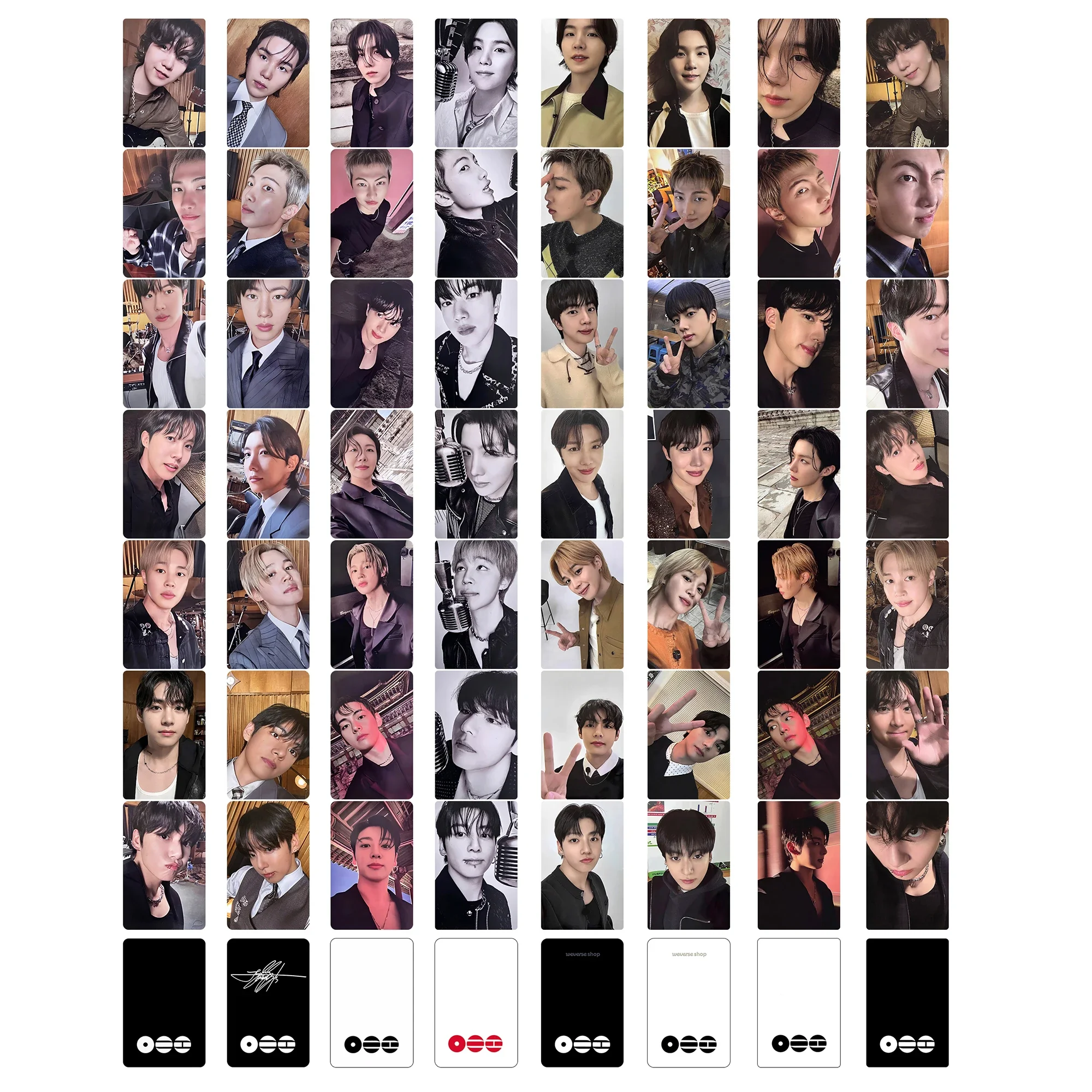 Universal KPOP Fan Lomo Cards Album Print Collection Cards Classic KPOP Merchandise Gift Cards Set image 2