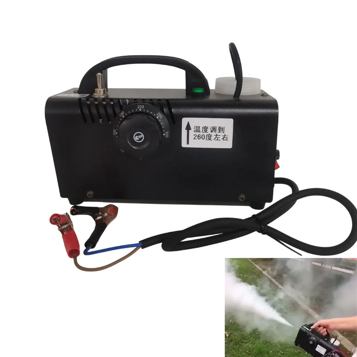 Mobile Smoke Machine Without Battery Portable Smoke Machine 12V Smoke Machine Low Voltage Car Sprayer Outdoor Photography Smoke