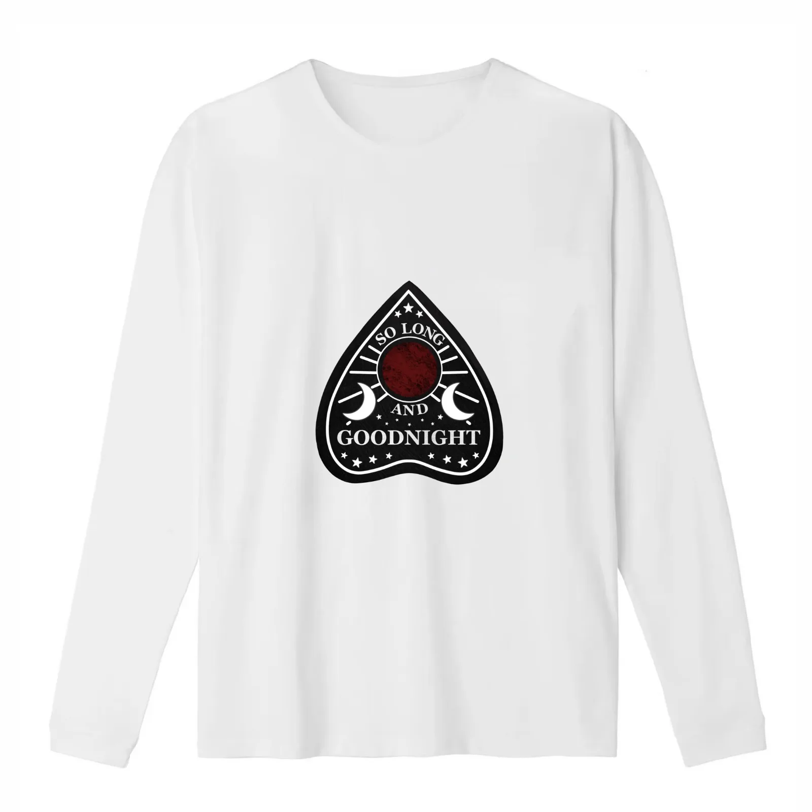 ‘So Long And Goodnight’ Planchette T-Shirt Summer Casual Cotton Tee Oversized Streetwear Tops Vintage Graphic Print