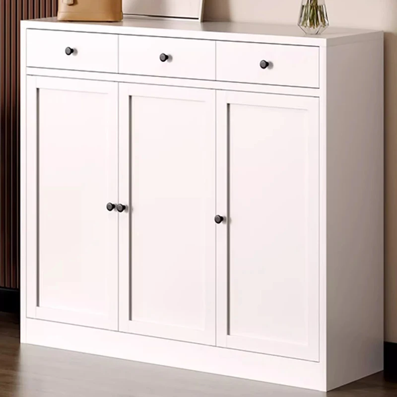 رف خزانة أحذية عمودي مريح، خزانة أحذية خشبية ذات سعة كبيرة، منظم أثاث تخزين المدخل Zapatero Mueble