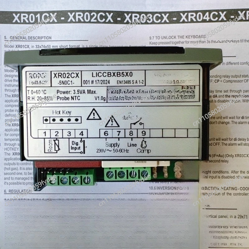 

Термостат, для XR02CX-5N0C1 220В, одиночное реле