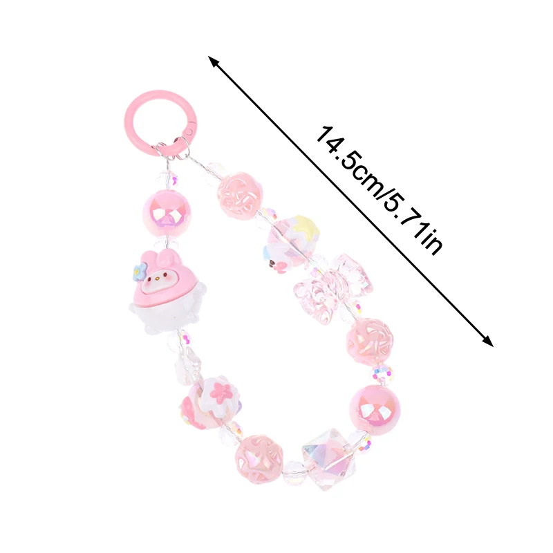 Pendentif Sanurgente Hello Kitty Kawaii avec dragonne nœud papillon, étui pour écouteurs, sac décoratif, Cinnamoroll Kuromi My Melody, JOW pour téléphone, carte