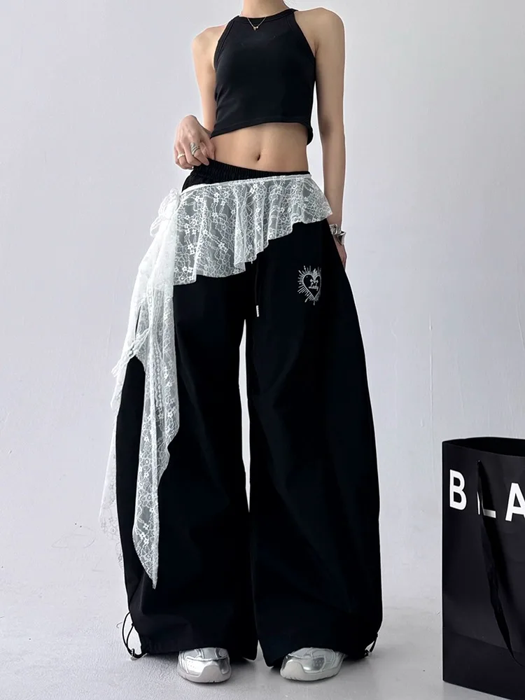 ファッショナブルなレーストリムトライアングルスカーフ レディース 2025 新作 レイヤードウェア スカート カーテンネット ウエストショール ドレス カバーアップ