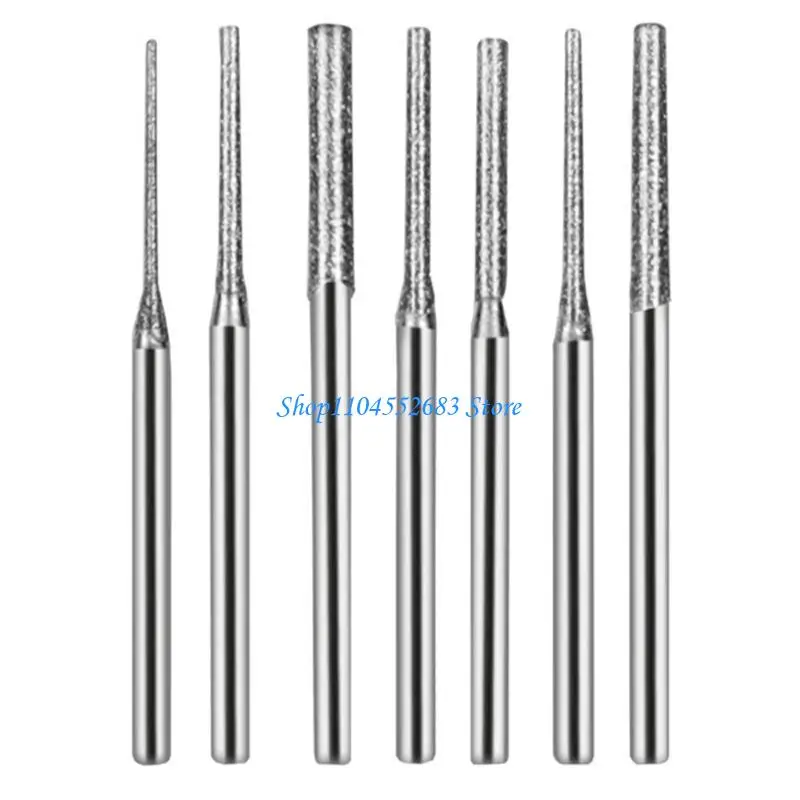 

Y6GD 7Piece High Hardness Punching Needle for Enthusiasts, Jewelers, Woodworkers, Hobbyists Works on Leather, Crafts