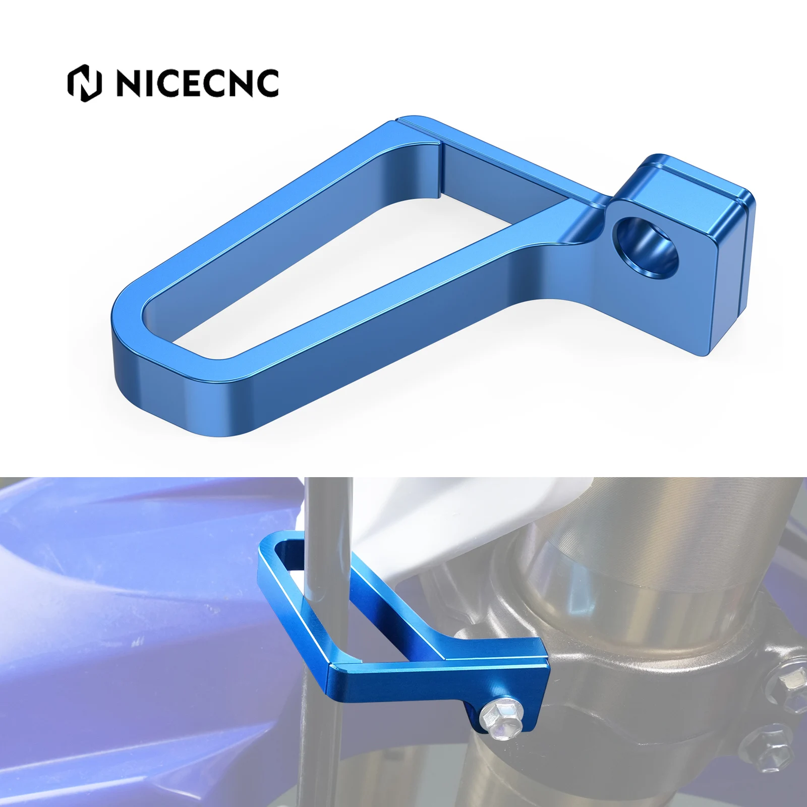 

NICECNC For Yamaha YZ125 YZ250 2004-2020 YZ250F YZ450F YZF 2004-2009 YZ250X 2016-2020 YZ250X 2020 Brake Hose Line Cable Clamp
