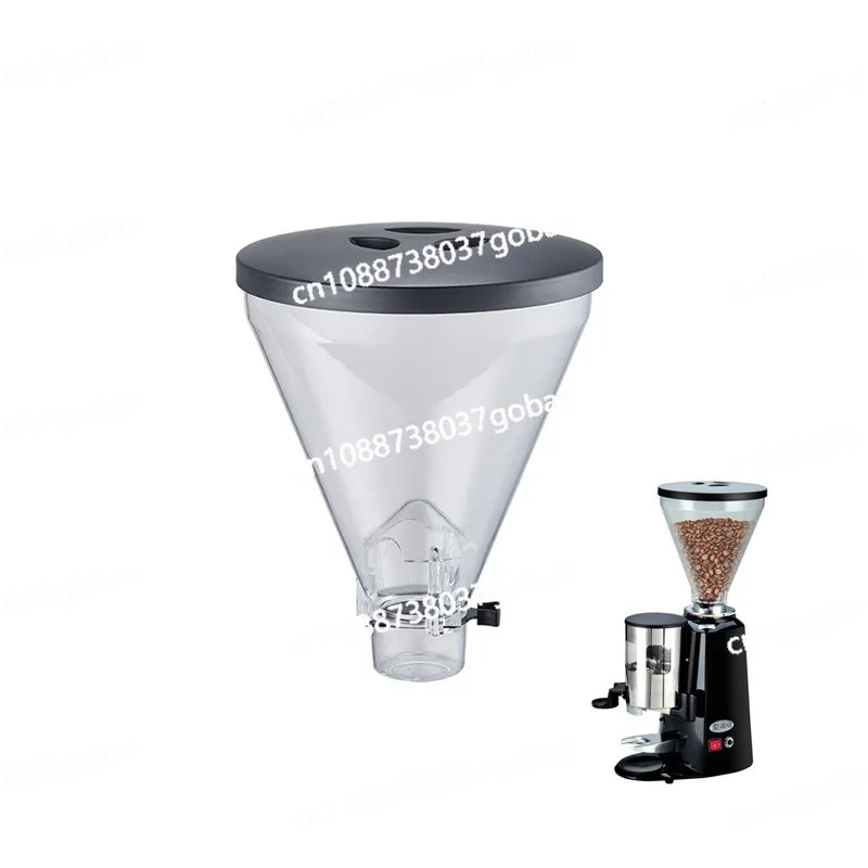 

Coffee grinder bean bin, transparent cone funnel PC material