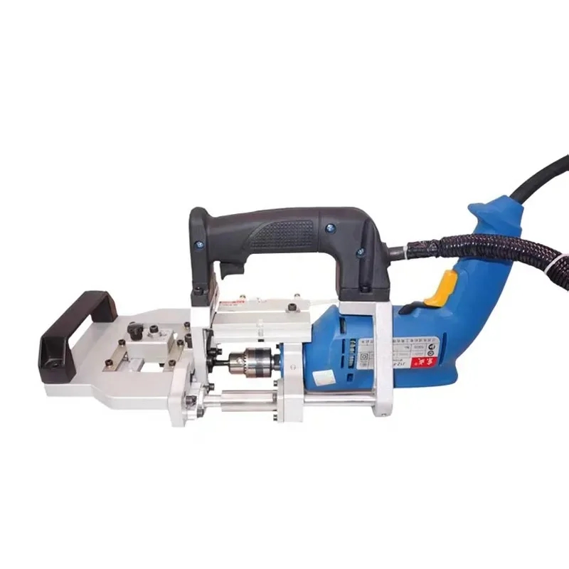 【Best-selling】Useful 220V 500W Portable Pneumatic Woodworking Drilling Tools Horizontal Drill Side Hole Punching Machine For Woo