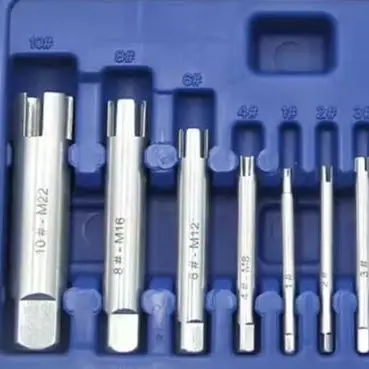 

Stripped And Damaged Screws. Tap Extractor. Broken Head Screw Removal Tool. High-speed Steel