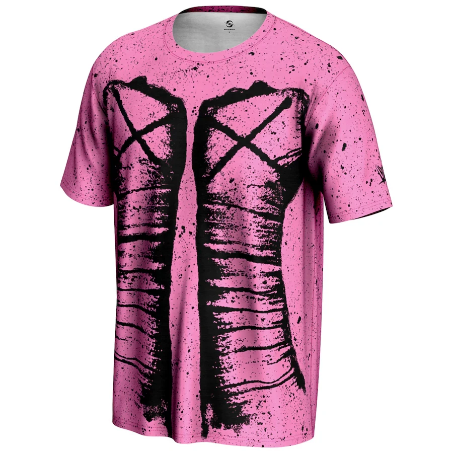 

Men's Pink CM Punk Fists T-Shirt Simple And Trendy Hip-Hop Loose Fitting Sweat Absorbing Breathable Suitable For Outdoor Sports