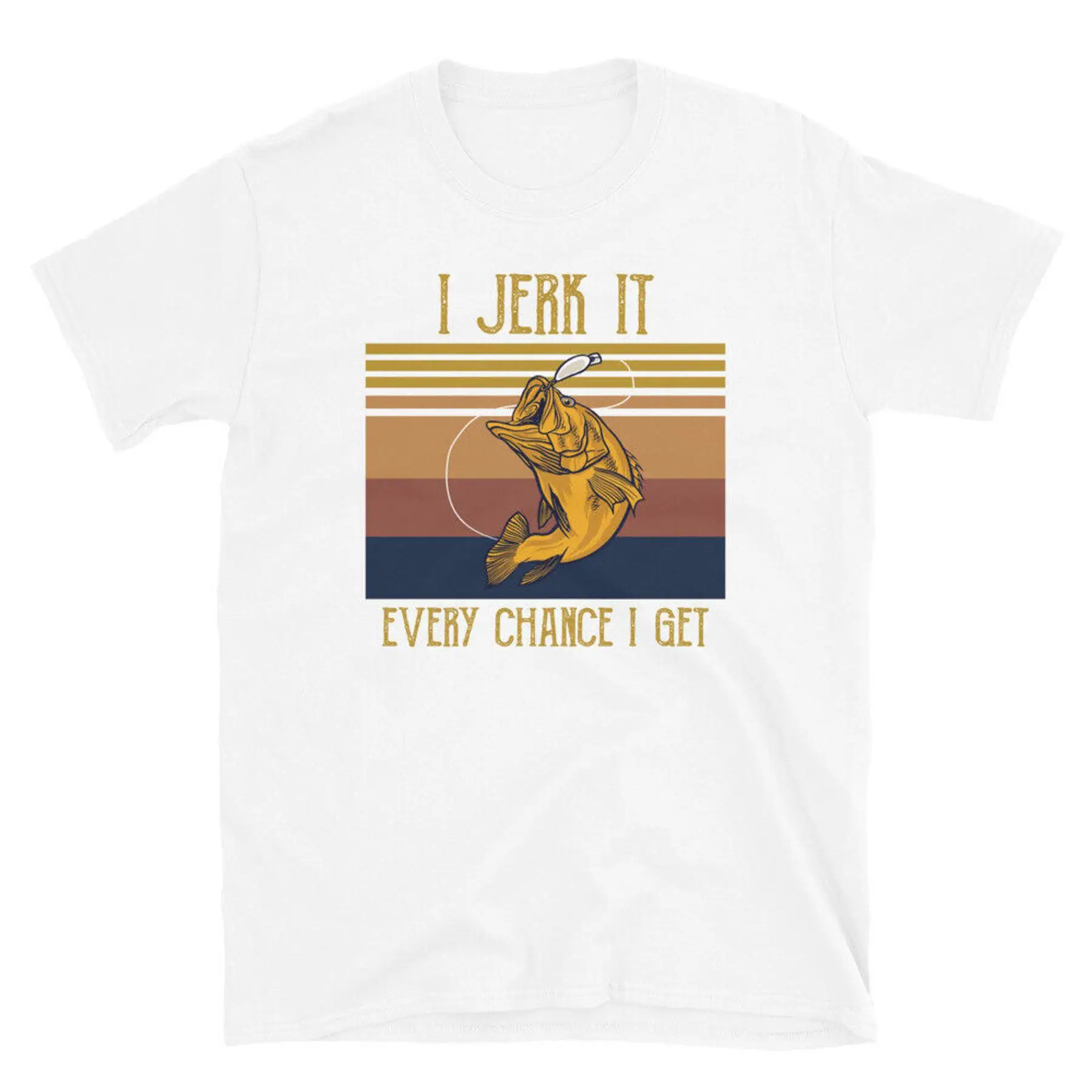 

Футболка унисекс с короткими рукавами I Jerk It Every Chance I Get Fishing Fishing