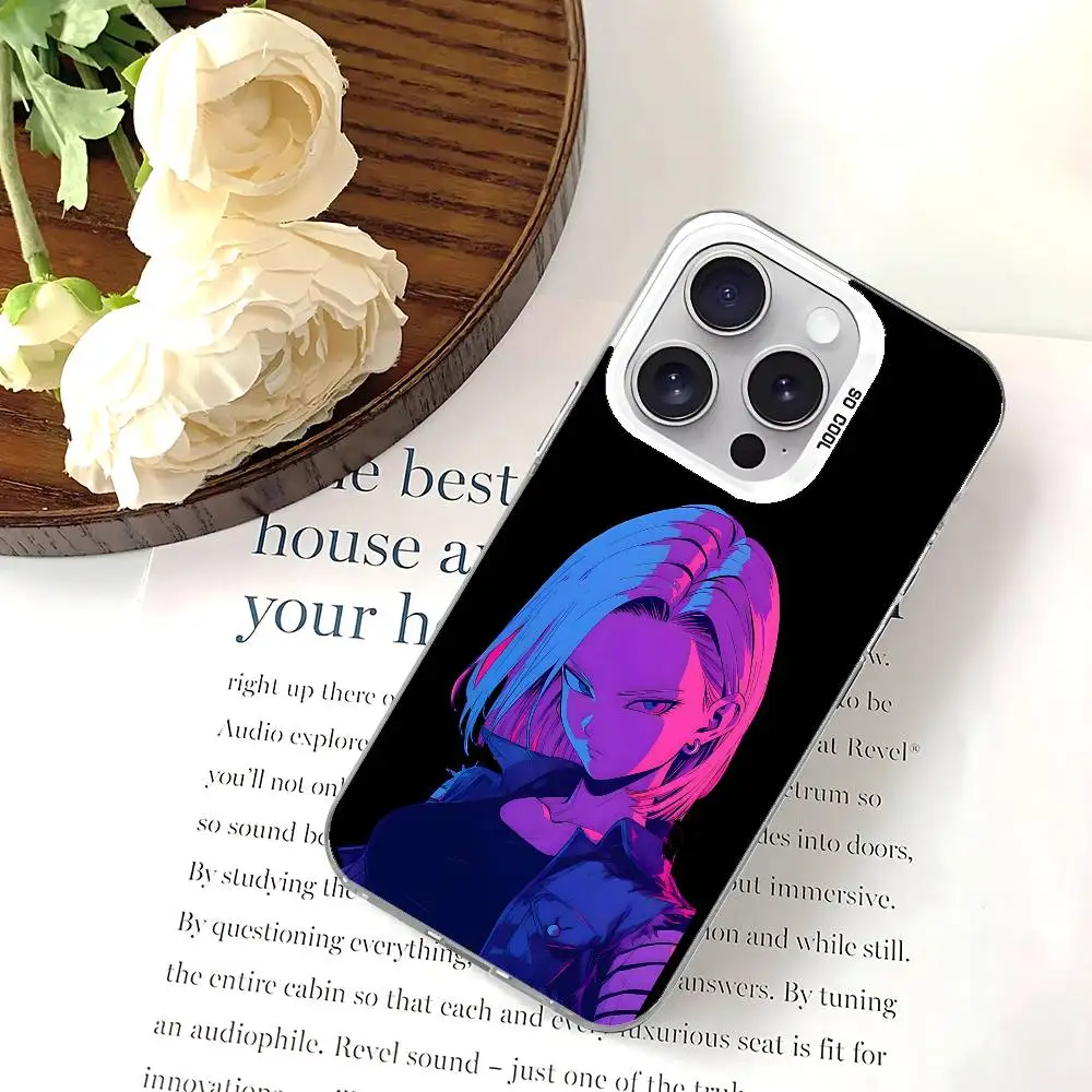 D-dragon Ball A-Android 18 Phone Case For IPhone 17 16 15 14 13 12 Mini 11 8 7 Pro Max Plus Colorful Phone Case view 6