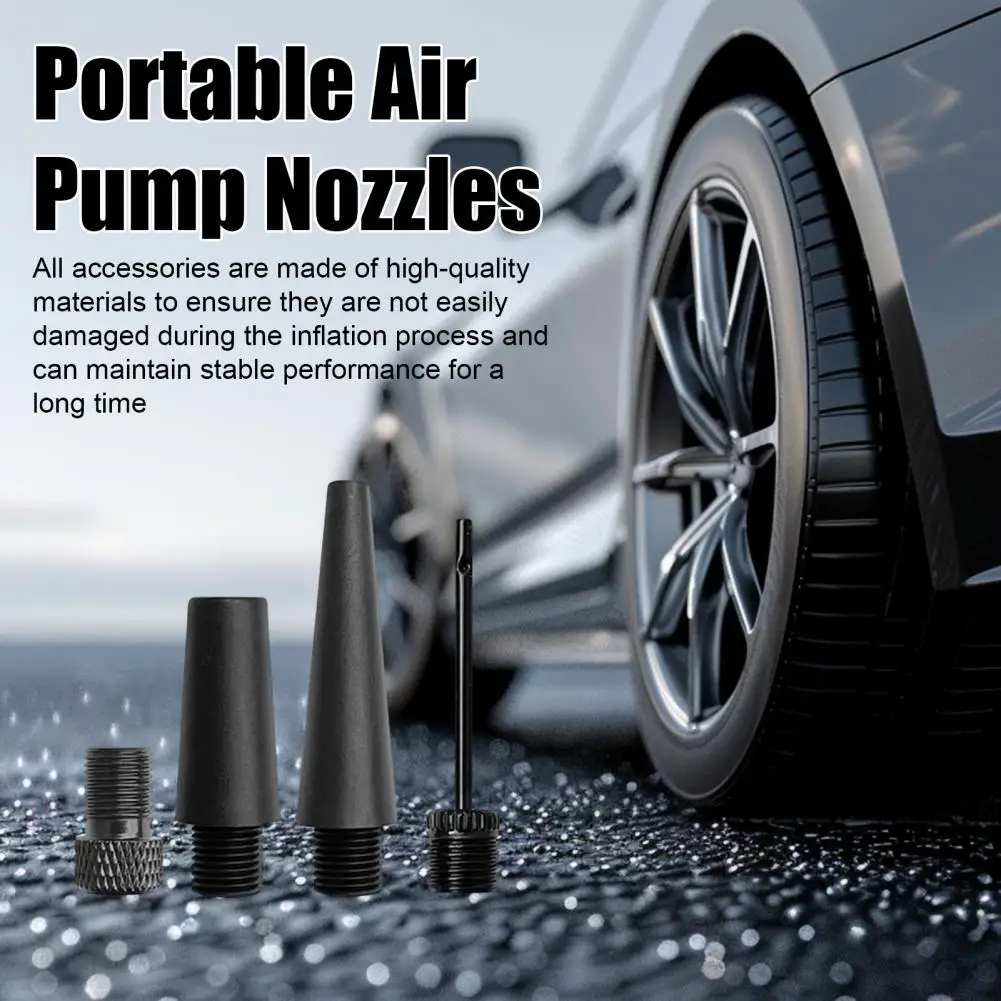 Ball Needle Long Short Nozzles Set Car Air Pump Accessories Sports Ball Inflating Needle Football Air Valves Adapter