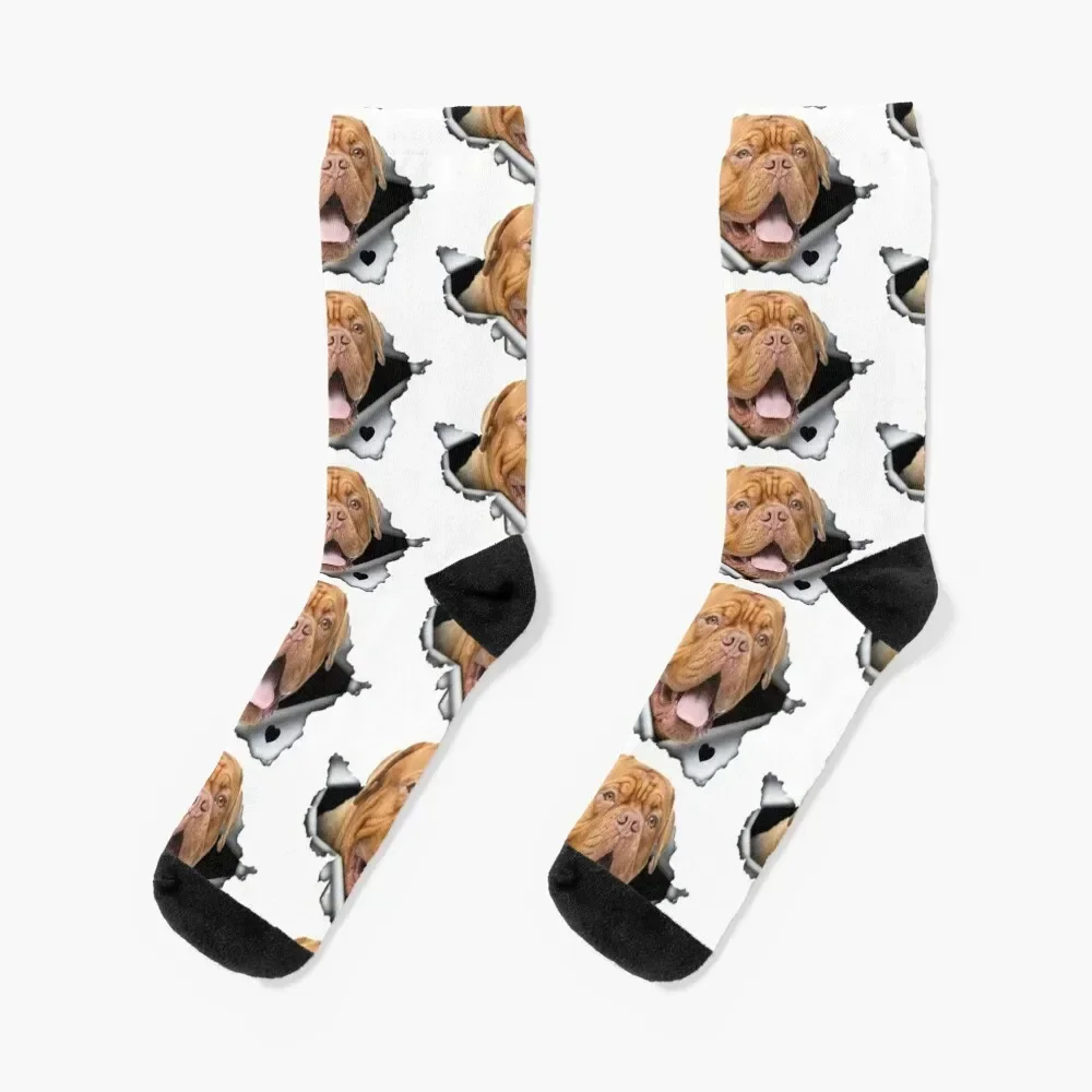 Bordeaux dogue de bordeaux Socks happy winter gifts loose Socks Women's Men's