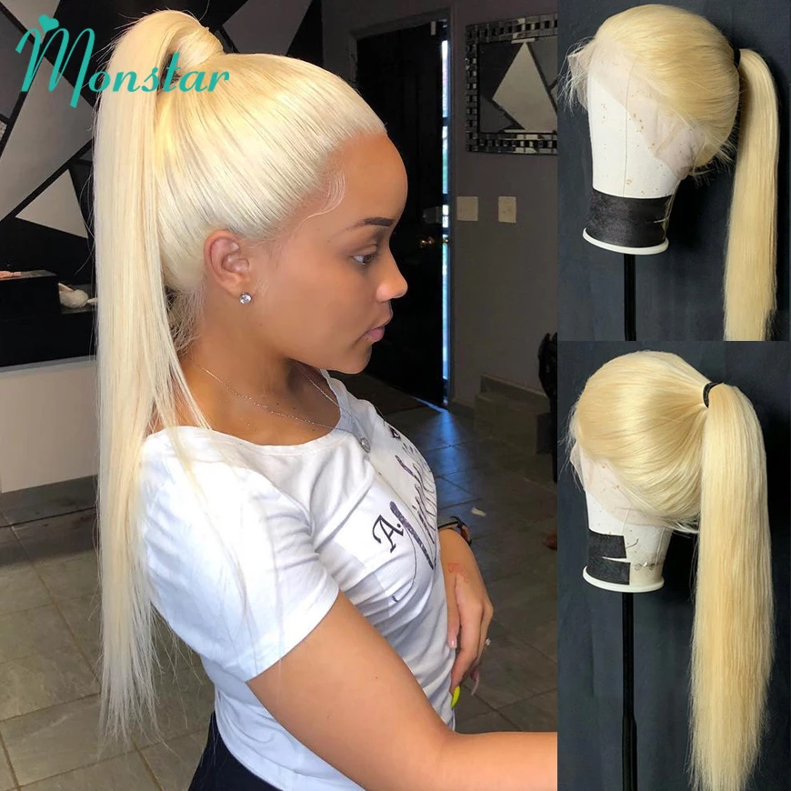 360 Lace Frontal Wig 613 Hd Lace Frontal Wig 13x6 Blonde Lace Front Wig Human Hair Straight Brazilian Lace Front Human Hair Wigs