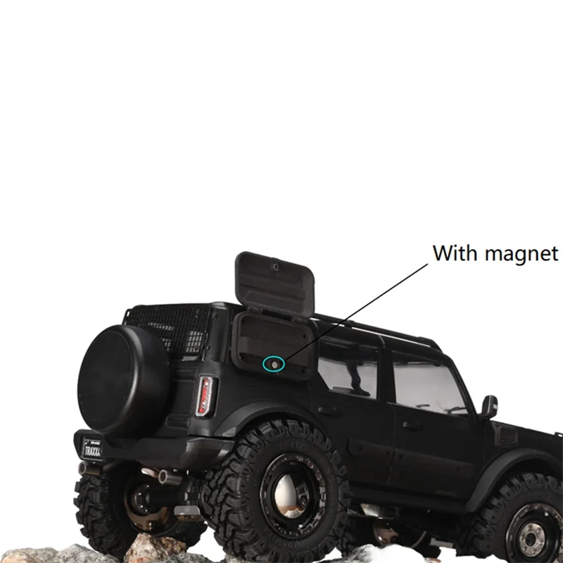 حافظة أدوات نايلون RC حافظة أدوات السيارة الجانبية على ظهره الديكور ل Traxxas TRX4M 1/18 RC الزاحف ترقية أجزاء السيارة الملحقات #2