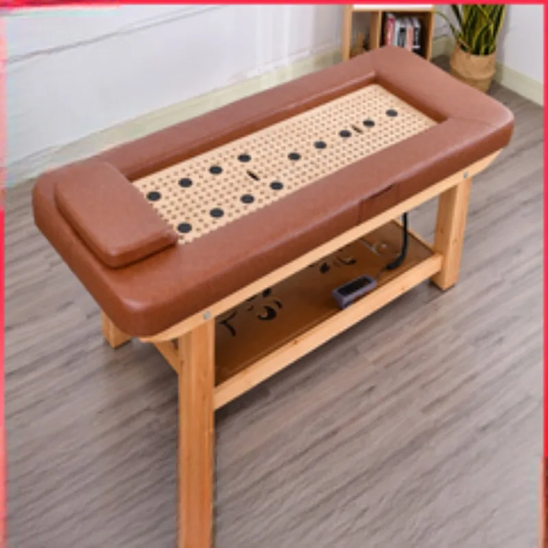 smokeless traditional Chinese medicine health preservation fumigation bed, dedicated beauty bed, solid wood