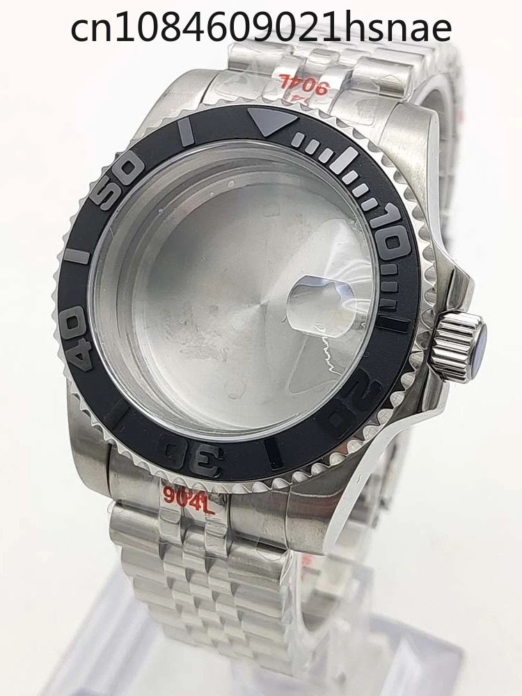 40MM stainless steel case + strap, suitable for NH35/4R/7S/NH70 movements, watch case sapphire