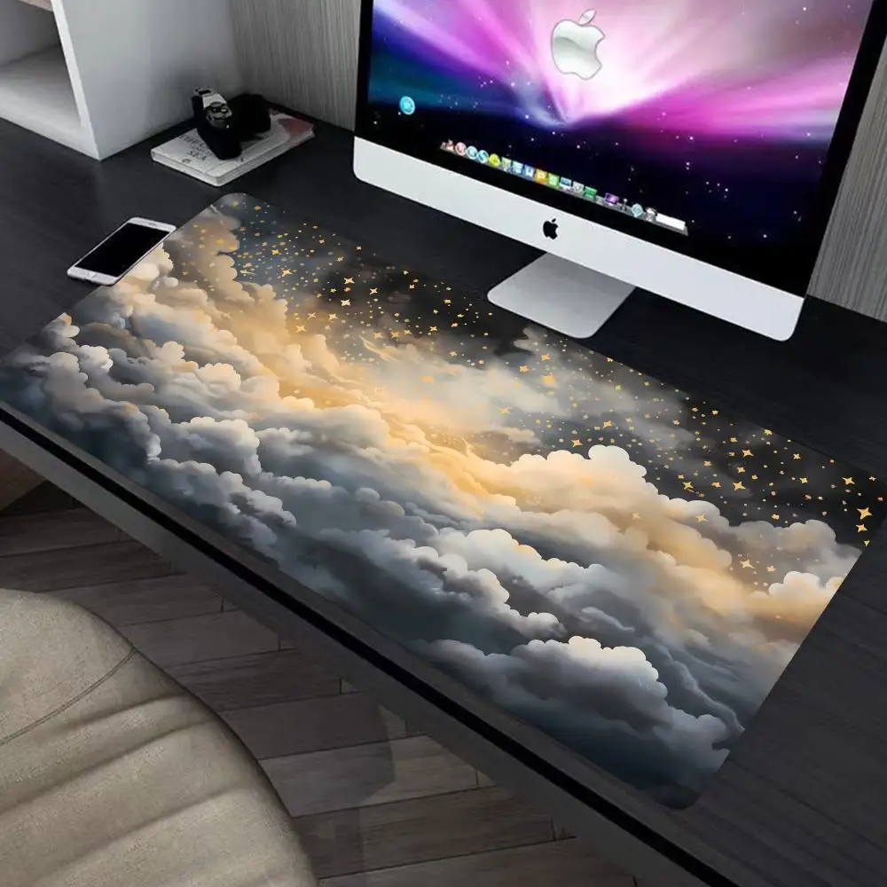 

Starry Sky Mouse Pad large keyboard mouse desk pad non-slip rubber gaming mouse pad laptop mouse carpet