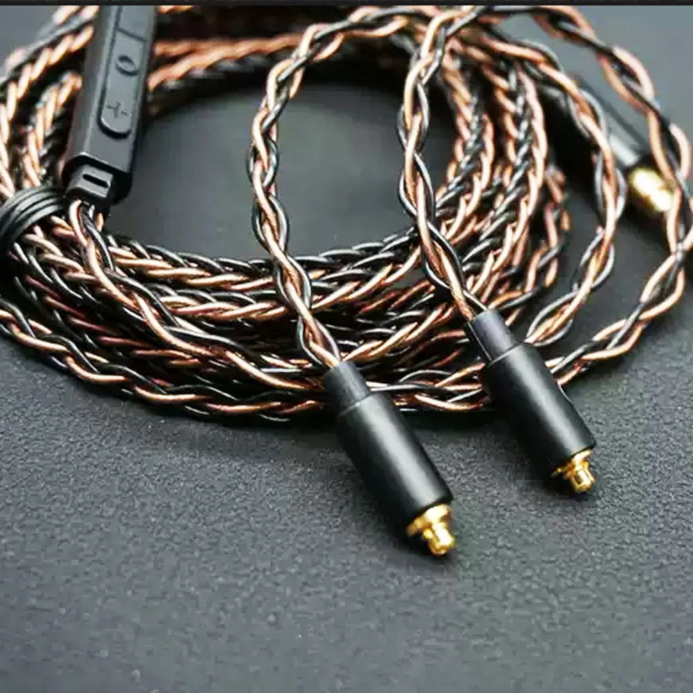 Hi-Fi кабель для наушников Type-c DAC ALC5686 cx32993 декодирование для Shure MMCX Se215 SE846 монокристаллический медный кабель с микрофоном 3,5 мм