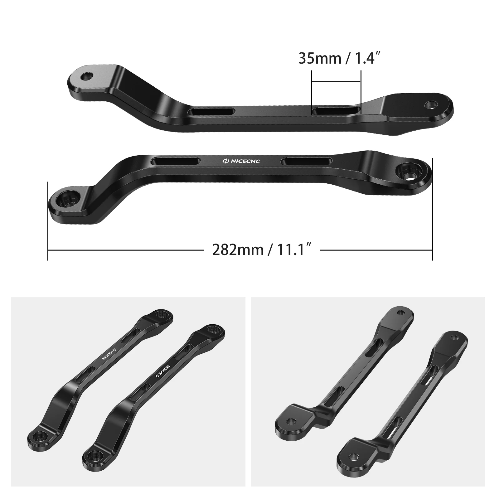 (EU-Lager) NICECNC Gepäckträger für Yamaha Tenere 700 /XTZ700 XTZ07 2019-2024, Seitenkofferhalterung, Soziushalterung – Detail 10