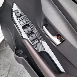 For Toyota Yaris Ativ 2023 2024 LHD RHD ABS Interior Window Switch Inner Door Handle Cover Gear Shift Panel Steering wheel Trim