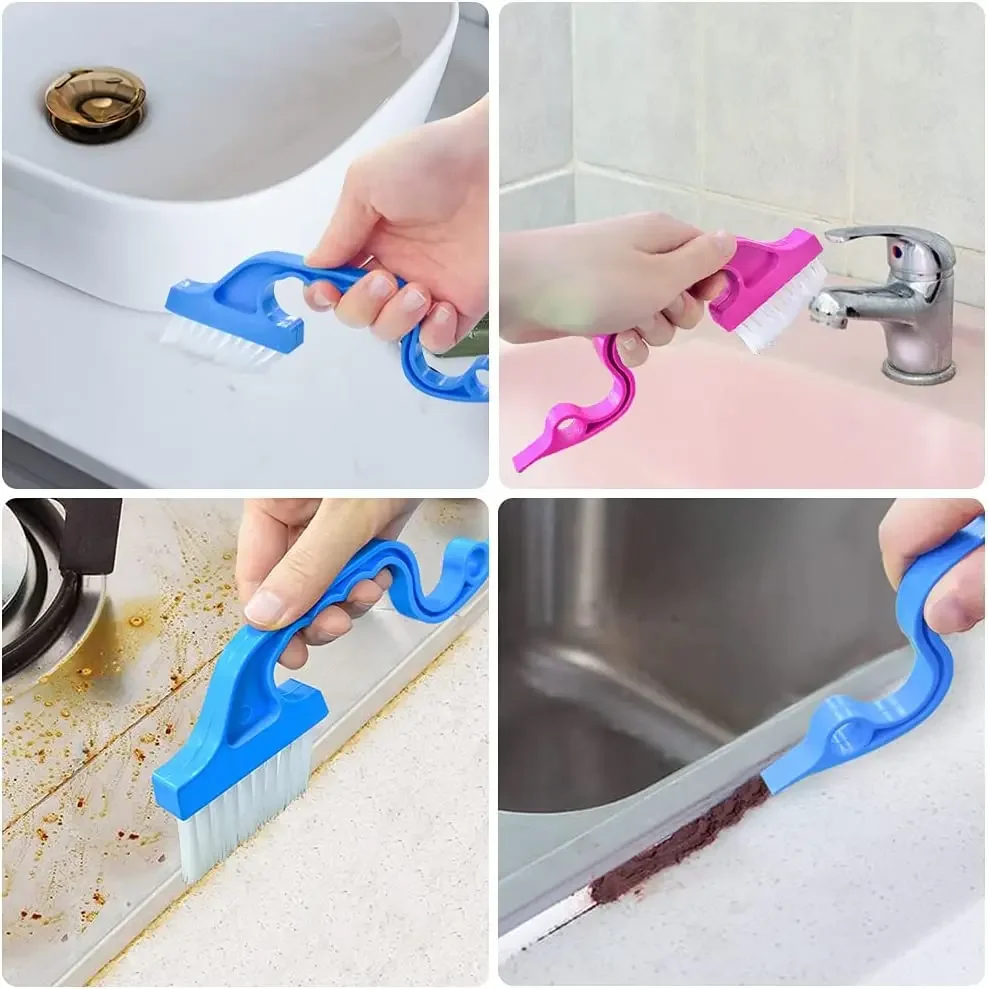 2 In 1 Windows Gap Household Cleaning Brush Flat Mouthed Shovel Useful Things For Kitchen Bathroom Toilet Tools Home Supplies