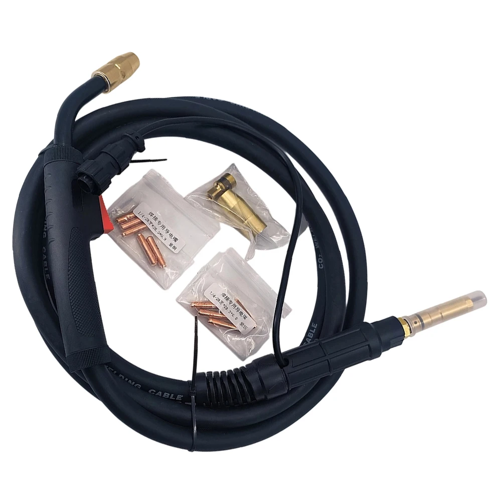 10ft Mig Welding Torch Mig Welder Replacement Cable Black 10ft MIG Torch Lightweight Ergonomic Grip Reduced Spatter