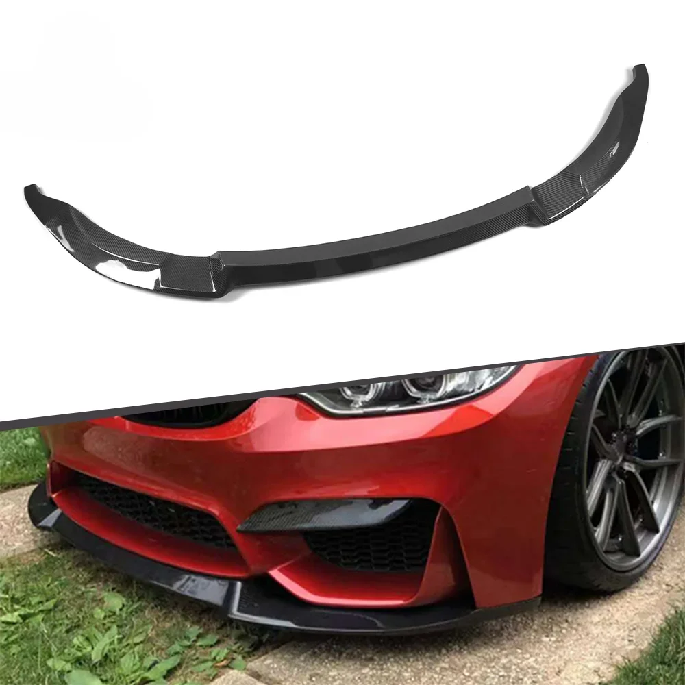 

Cs Type Carbon Fiber Front Lip For F80 F82 F83 M3 M4 2014-2019 Sedan Coupe Convertible car front bumper lip