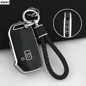 適用於起亞Ceed、Cerato、Forte、NIRO、Seltos、Sorento、Soul、Sportage、Telluride、K5無鑰匙進入系統的全新TPU汽車鑰匙殼/鑰匙圈 8 最佳銷售 起亞Ceed的汽車造型 - №8