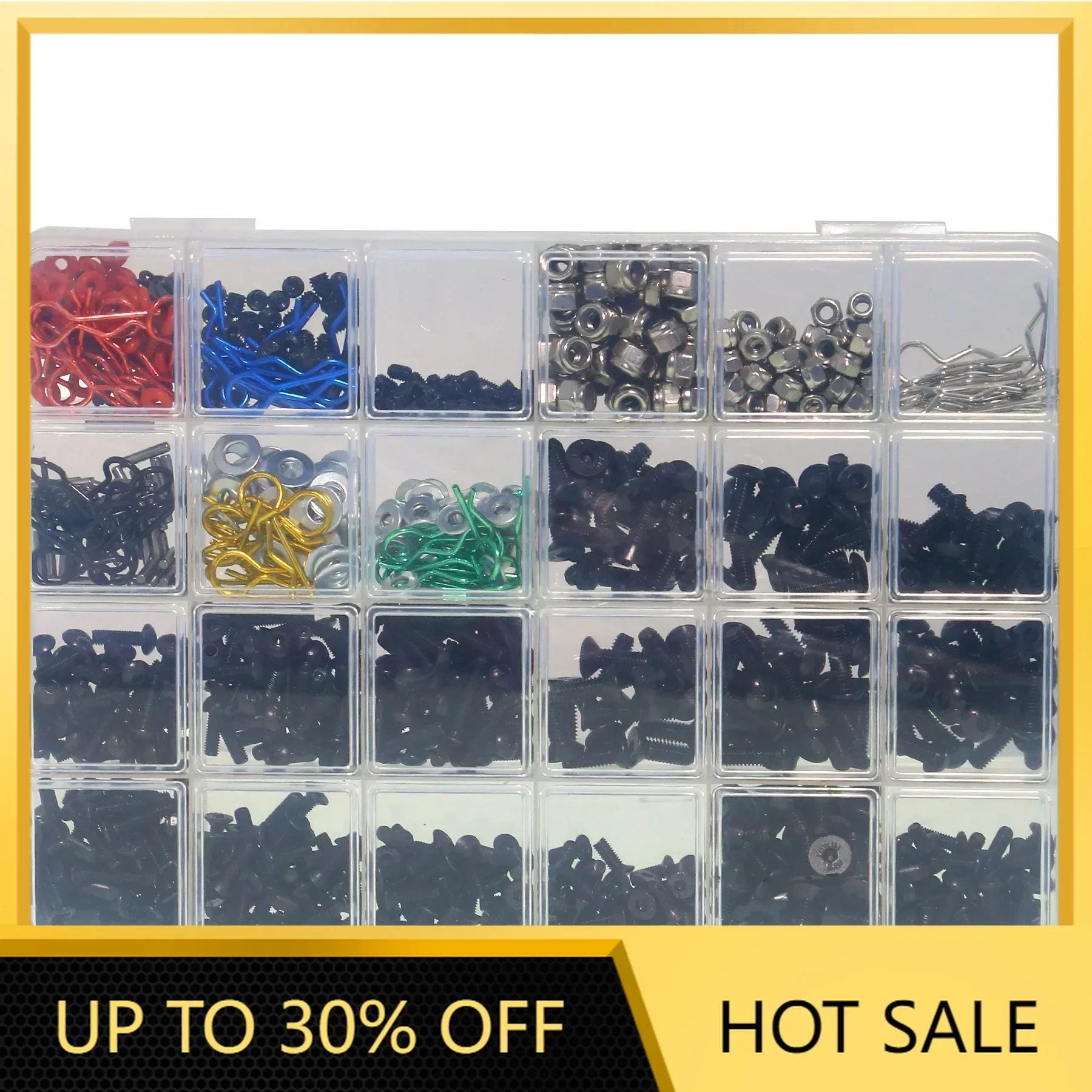Screws Box Set Internal Hexagon M3M4 Screw Kit for Climbing Car Traxxas HPI Arrma SCX10 HSP RC Car Parts Repair Tool