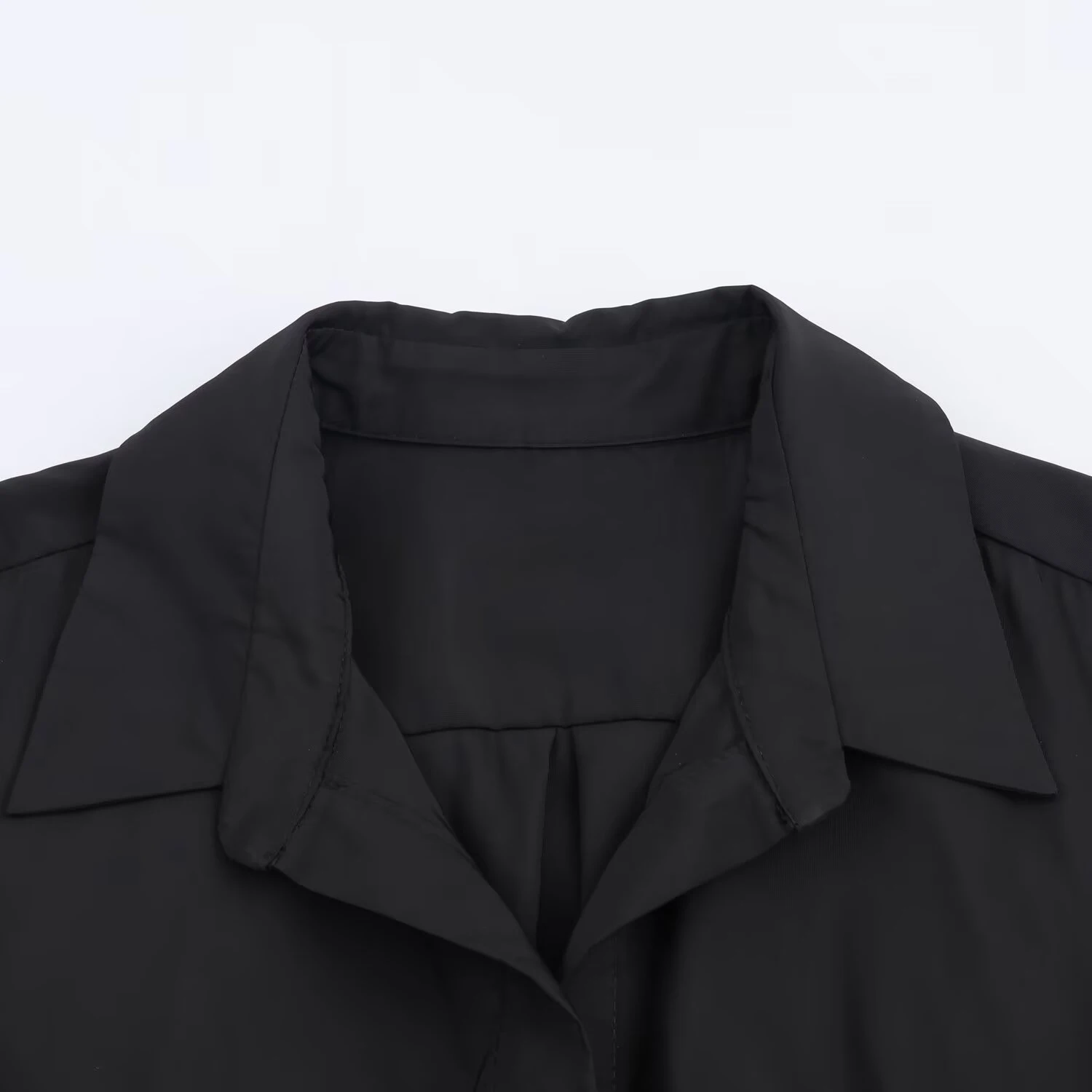 الفرنسية الرجعية التلبيب واحدة الصدر الخصر cinched قميص طويل الأكمام نمط ميدي فستان طويل تنورة المرأة 2025 الخريف الزي