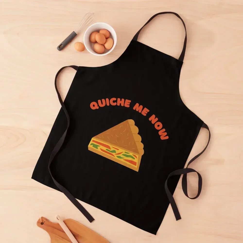 Quiche Me Now Apron Household Items Useful Useful Things For Kitchen Apron