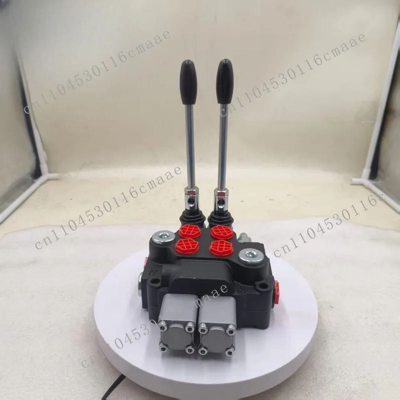 DCV40 40 Liter/min 2 Spools Manual Hydraulic Monoblock Directional Control Valve Hydraulic Distributor
