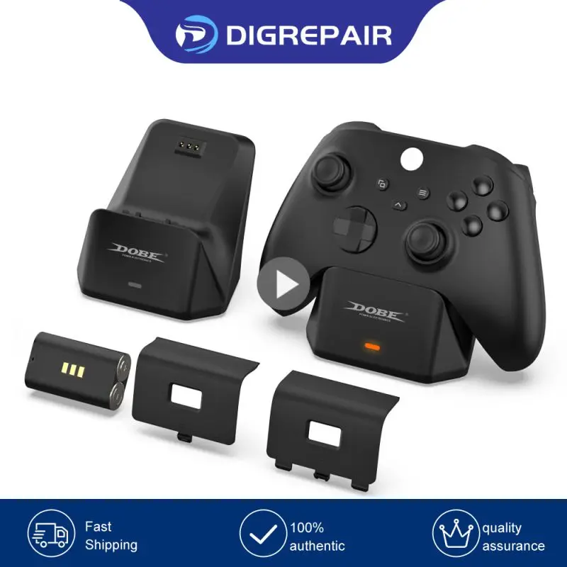 

Rechargeable Battery Pack With Covers For Series X/S Game Controllers Docking Station For Series Wireless Controller