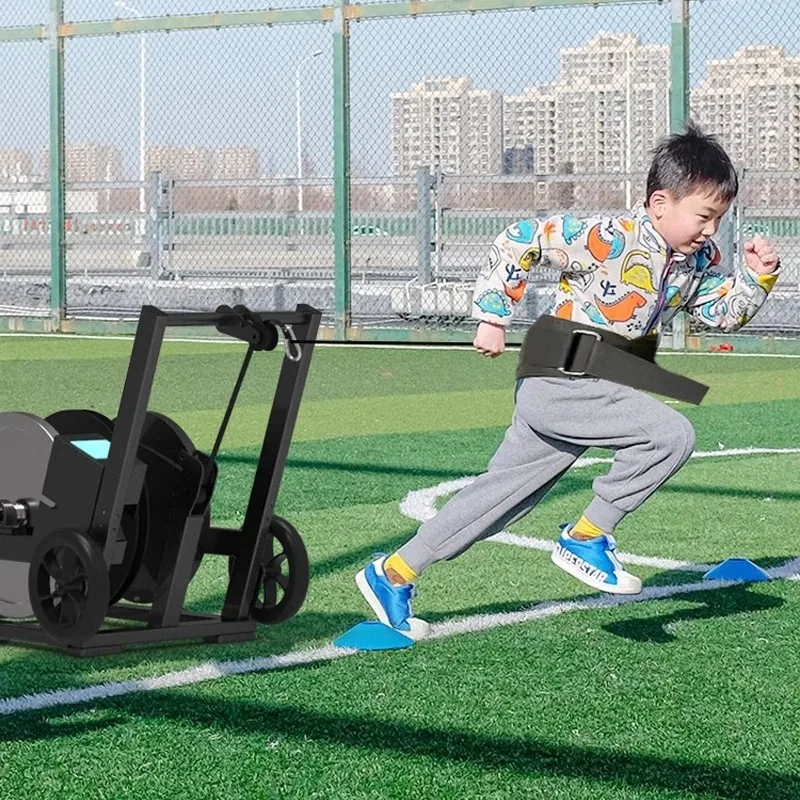 Traction Trainer Fitness Run Rocket - Sprint Resistance Training Equipment for Professional Athletes Overspeed Training Machine