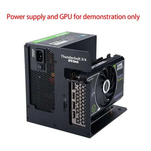 Imagen 2 del producto Thunderbolt 3/4 compatible con eGPU Dock Notebook expansión externa compatible con tarjetas gráficas RTX4090 y RX7900XT para bricolaje