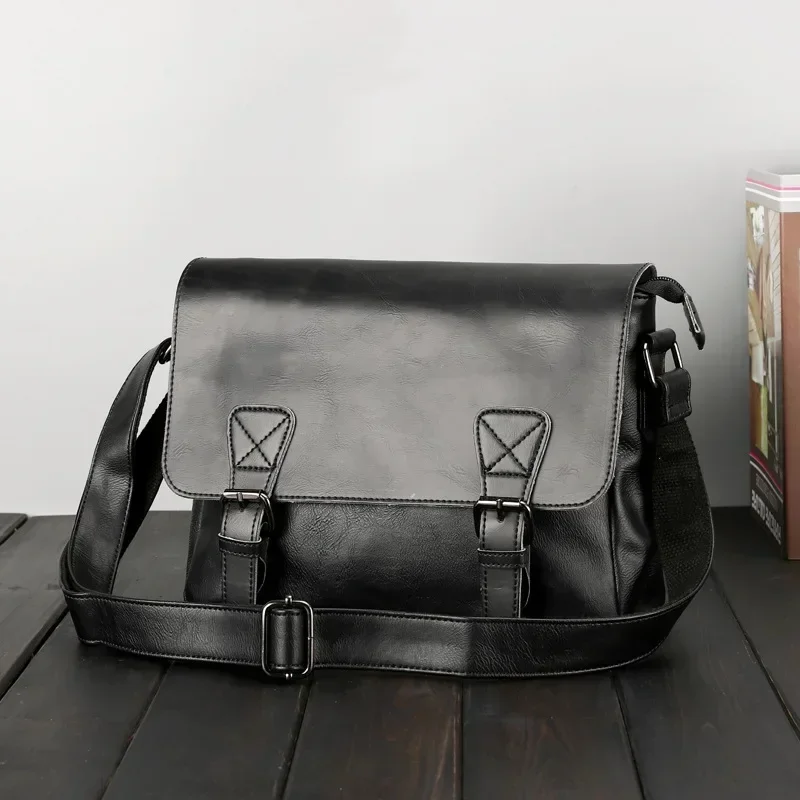 

Vintage Satchels Men Shoulder Bags Daily Work Men's Messenger Bag Simple Fashion Shoulder Bag Laptop Bag Lightweight Briefcase