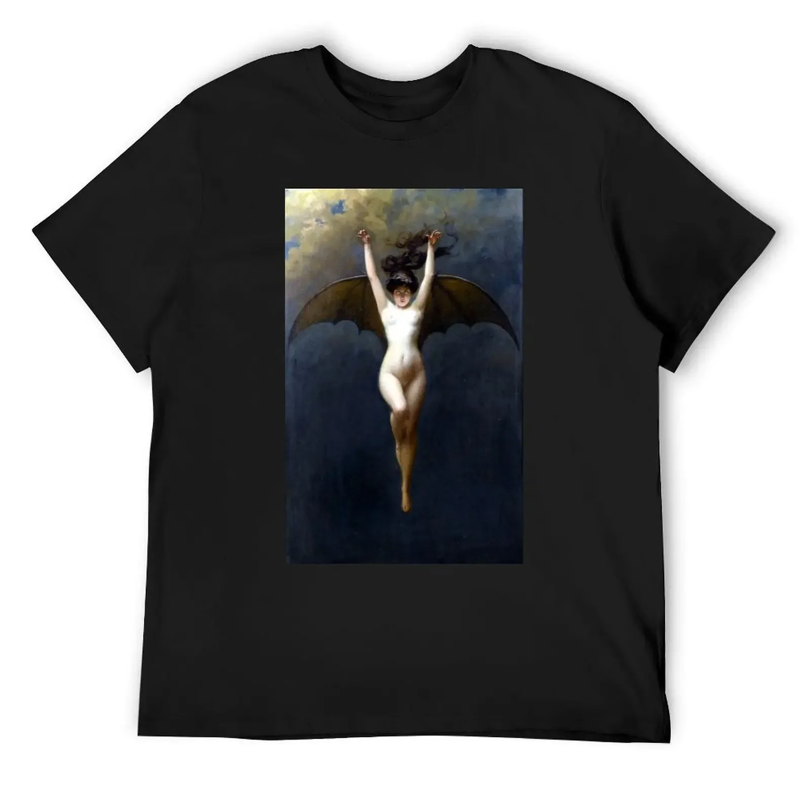 La Femme Chauve-Souris - The Bat-Woman - Albert Joseph Pénot T-Shirt cotton graphic tees anime figures man t shirt mens t shirts